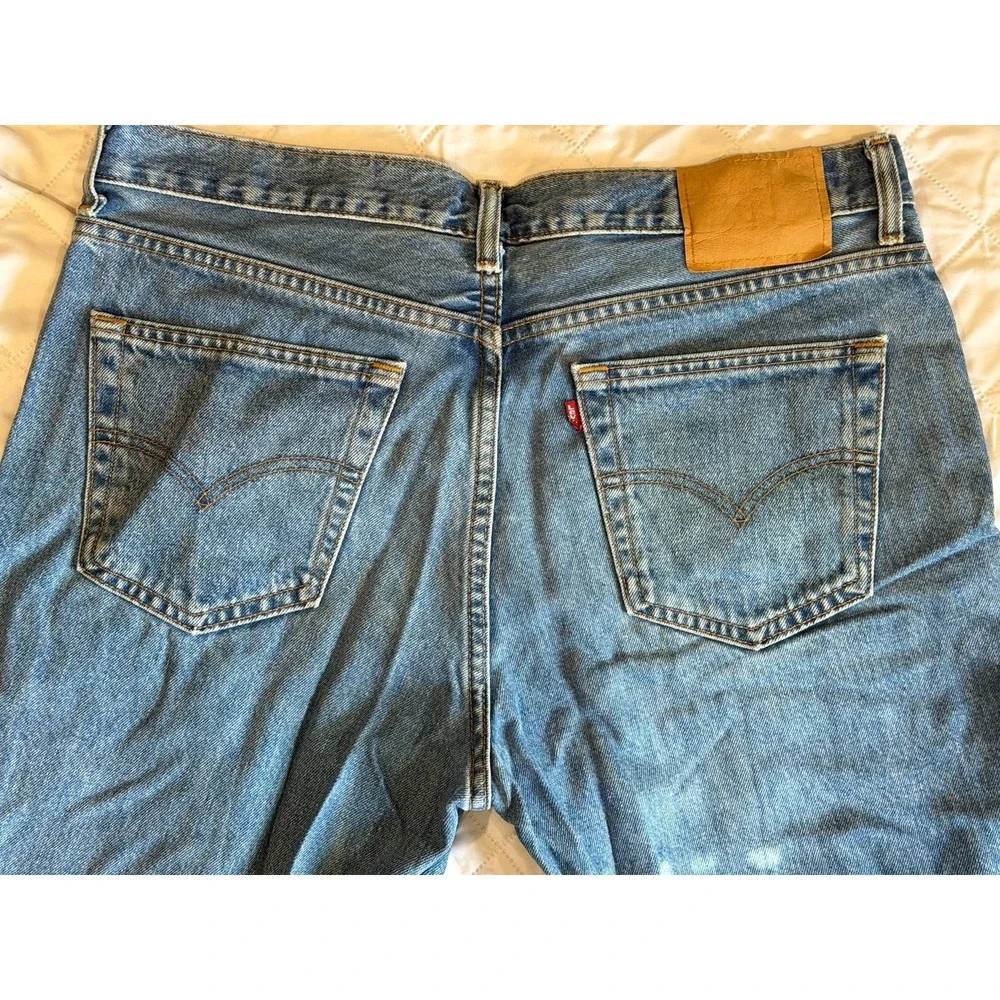 Levis 504 Mens Size 97R‎ Blue Jeans Actual 38X32 Medium Wash